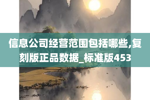 信息公司经营范围包括哪些,复刻版正品数据_标准版453