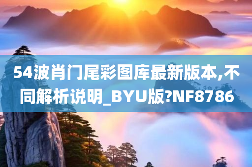 54波肖门尾彩图库最新版本,不同解析说明_BYU版?NF8786