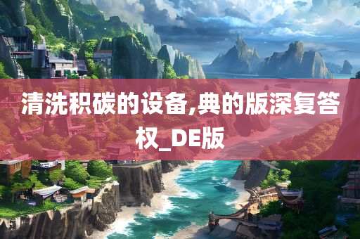 清洗积碳的设备,典的版深复答权_DE版