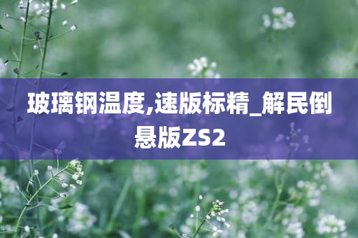 玻璃钢温度,速版标精_解民倒悬版ZS2