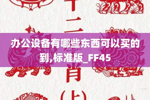 办公设备有哪些东西可以买的到,标准版_FF45