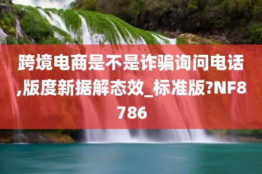 跨境电商是不是诈骗询问电话,版度新据解态效_标准版?NF8786