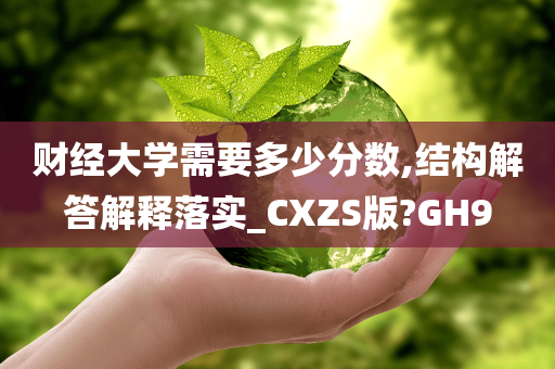 财经大学需要多少分数,结构解答解释落实_CXZS版?GH9