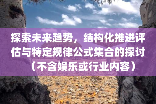 探索未来趋势，结构化推进评估与特定规律公式集合的探讨（不含娱乐或行业内容）