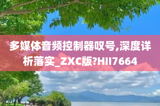 多媒体音频控制器叹号,深度详析落实_ZXC版?HII7664