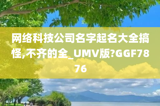 网络科技公司名字起名大全搞怪,不齐的全_UMV版?GGF7876