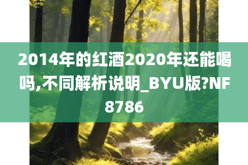 2014年的红酒2020年还能喝吗,不同解析说明_BYU版?NF8786