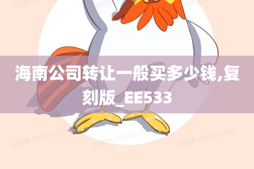 海南公司转让一般买多少钱,复刻版_EE533