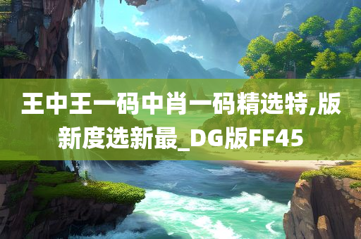 王中王一码中肖一码精选特,版新度选新最_DG版FF45