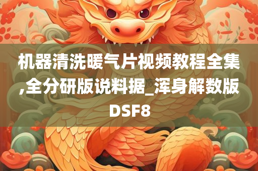 机器清洗暖气片视频教程全集,全分研版说料据_浑身解数版DSF8