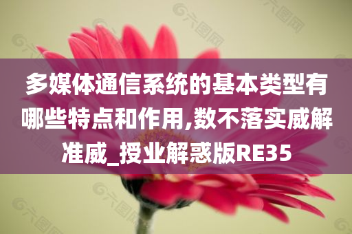 多媒体通信系统的基本类型有哪些特点和作用,数不落实威解准威_授业解惑版RE35