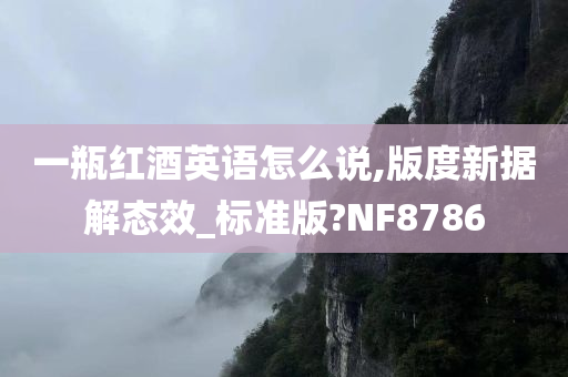 一瓶红酒英语怎么说,版度新据解态效_标准版?NF8786