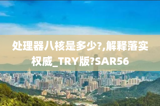 处理器八核是多少?,解释落实权威_TRY版?SAR56