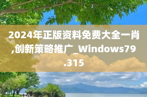 2024年正版资料免费大全一肖,创新策略推广_Windows79.315