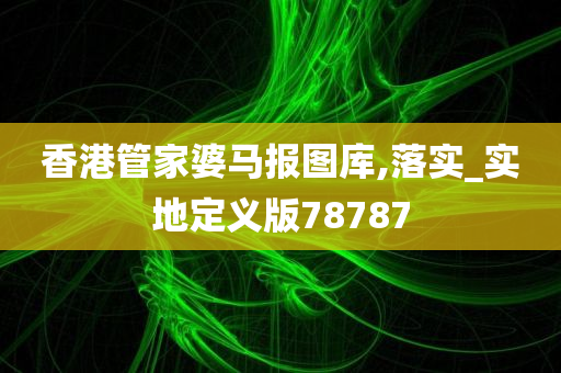 香港管家婆马报图库,落实_实地定义版78787