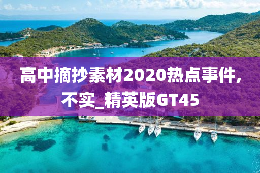 高中摘抄素材2020热点事件,不实_精英版GT45