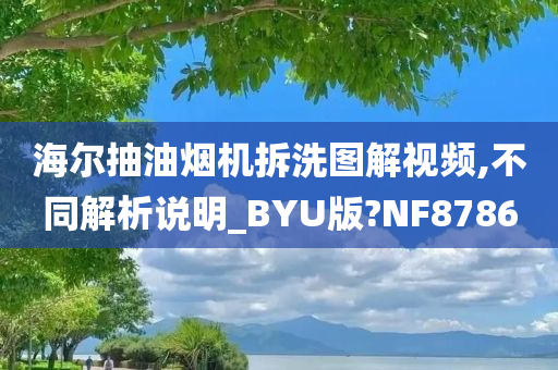 海尔抽油烟机拆洗图解视频,不同解析说明_BYU版?NF8786