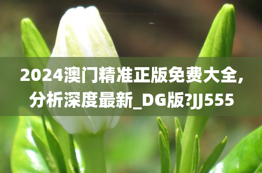 2024澳门精准正版免费大全,分析深度最新_DG版?JJ555