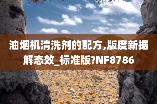 油烟机清洗剂的配方,版度新据解态效_标准版?NF8786