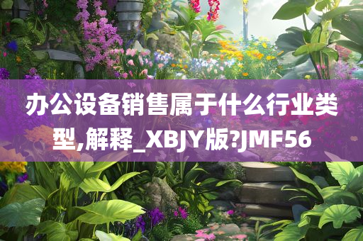 办公设备销售属于什么行业类型,解释_XBJY版?JMF56