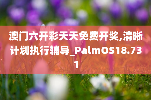 澳门六开彩天天免费开奖,清晰计划执行辅导_PalmOS18.731