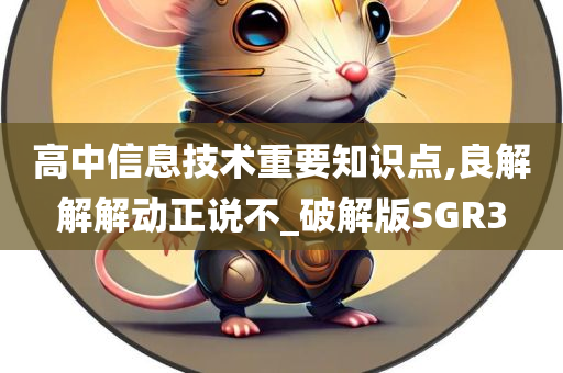 高中信息技术重要知识点,良解解解动正说不_破解版SGR3