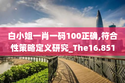 白小姐一肖一码100正确,符合性策略定义研究_The16.851