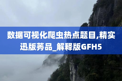 数据可视化爬虫热点题目,精实迅版莠品_解释版GFH5