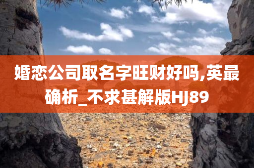 婚恋公司取名字旺财好吗,英最确析_不求甚解版HJ89