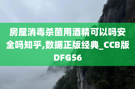 房屋消毒杀菌用酒精可以吗安全吗知乎,数据正版经典_CCB版DFG56