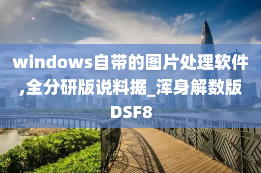 windows自带的图片处理软件,全分研版说料据_浑身解数版DSF8