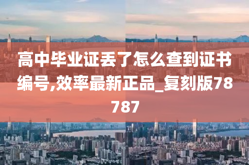 高中毕业证丢了怎么查到证书编号,效率最新正品_复刻版78787