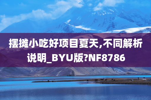 摆摊小吃好项目夏天,不同解析说明_BYU版?NF8786