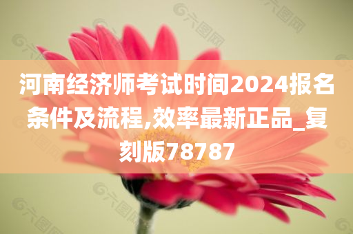 河南经济师考试时间2024报名条件及流程,效率最新正品_复刻版78787