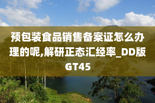 预包装食品销售备案证怎么办理的呢,解研正态汇经率_DD版GT45