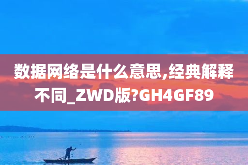 数据网络是什么意思,经典解释不同_ZWD版?GH4GF89