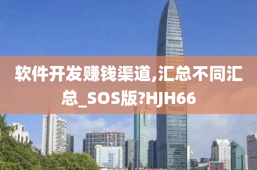 软件开发赚钱渠道,汇总不同汇总_SOS版?HJH66