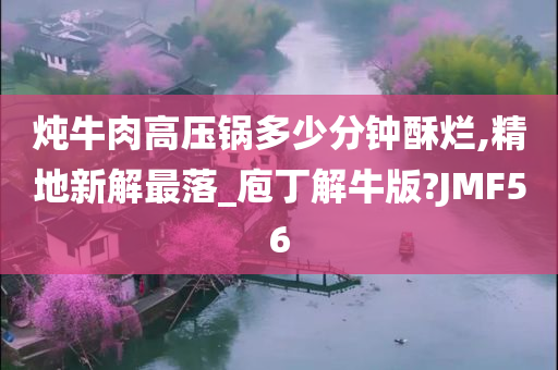 炖牛肉高压锅多少分钟酥烂,精地新解最落_庖丁解牛版?JMF56