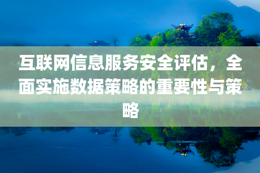 互联网信息服务安全评估，全面实施数据策略的重要性与策略