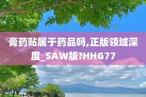 膏药贴属于药品吗,正版领域深度_SAW版?HHG77