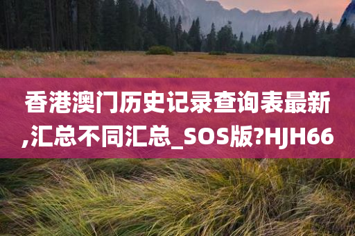 香港澳门历史记录查询表最新,汇总不同汇总_SOS版?HJH66