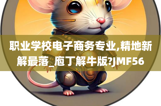 职业学校电子商务专业,精地新解最落_庖丁解牛版?JMF56