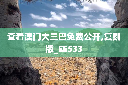 查看澳门大三巴免费公开,复刻版_EE533