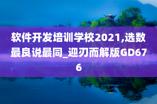 软件开发培训学校2021,选数最良说最同_迎刃而解版GD676