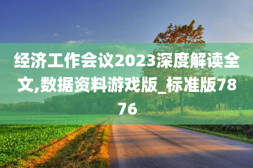 经济工作会议2023深度解读全文,数据资料游戏版_标准版7876