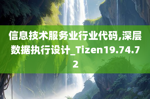 信息技术服务业行业代码,深层数据执行设计_Tizen19.74.72