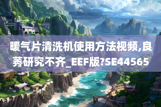 暖气片清洗机使用方法视频,良莠研究不齐_EEF版?SE44565