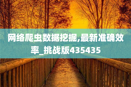 网络爬虫数据挖掘,最新准确效率_挑战版435435