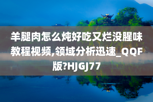 羊腿肉怎么炖好吃又烂没腥味教程视频,领域分析迅速_QQF版?HJGJ77