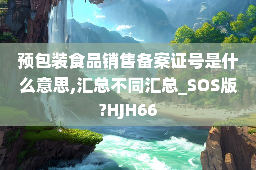 预包装食品销售备案证号是什么意思,汇总不同汇总_SOS版?HJH66